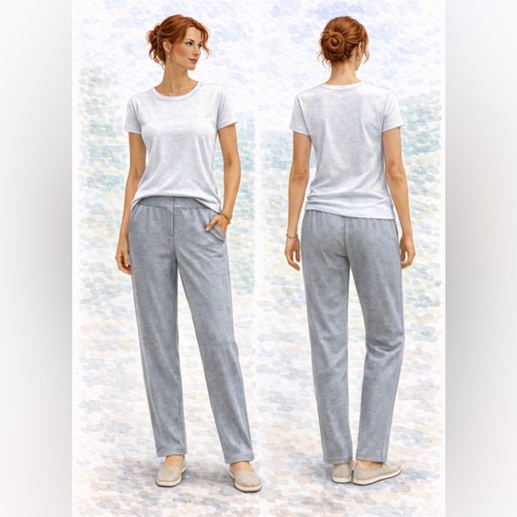 Pure Jill Pants - Pure Jill J Jill Eco Terry Joggers Gray Medium Pull-On Lounge Pants